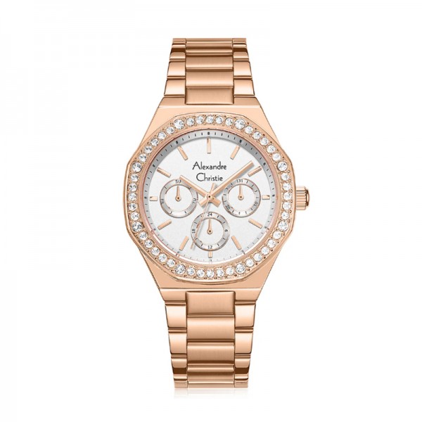 Alexandre Christie AC 2B58 Rosegold White BFBRGSL